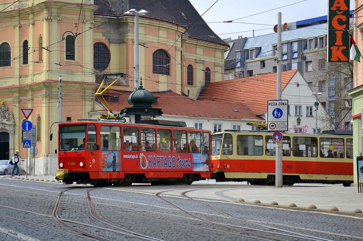Братислава, Tatra T6A5 № 7933; Братислава, Tatra T6A5 № 7934