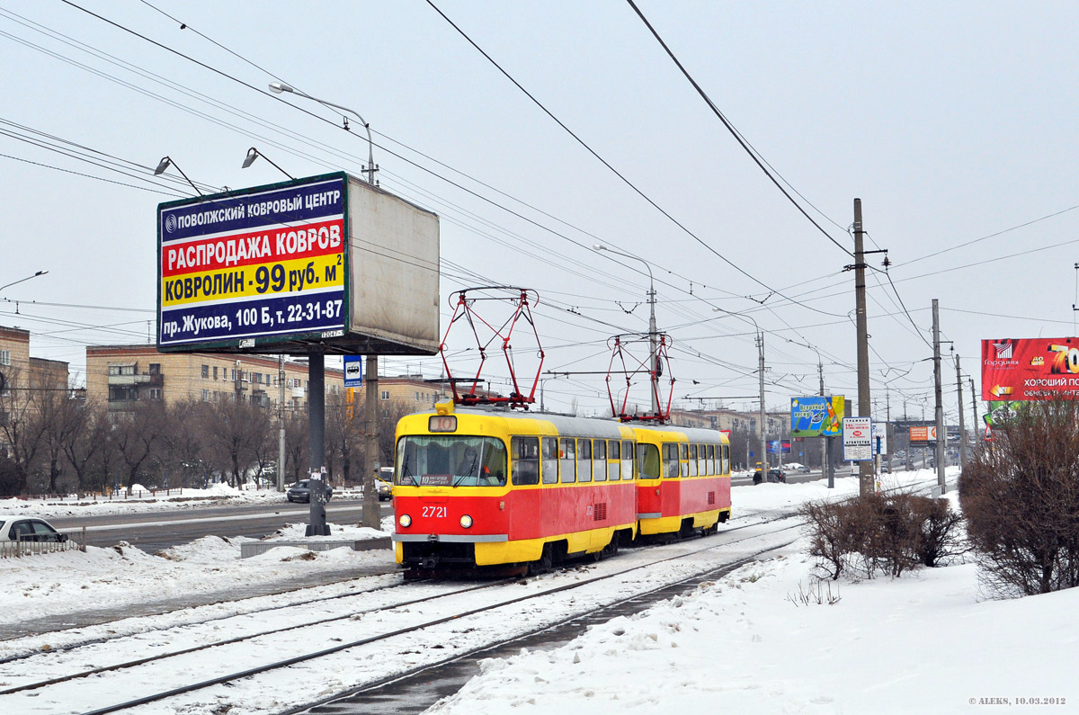 Volgograd, Tatra T3SU № 2721; Volgograd, Tatra T3SU № 2722