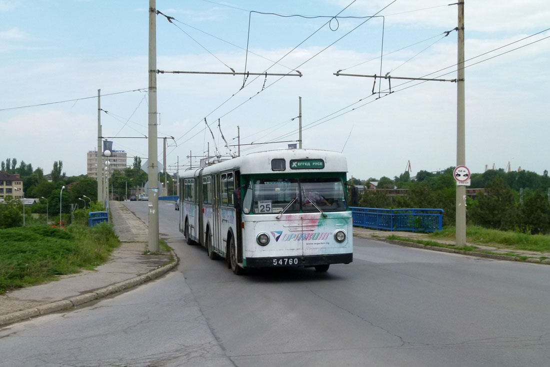 Ruse, FBW/SWP/Frech-Hoch/R&J/BBC-SAAS APG nr. 54760; Ruse — A farewell trip with the last Swiss trolleybus APG prior to scrapping — 12.05.2012