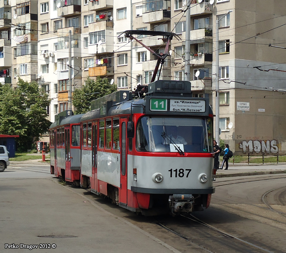 Sofia, Tatra T4DC № 1187