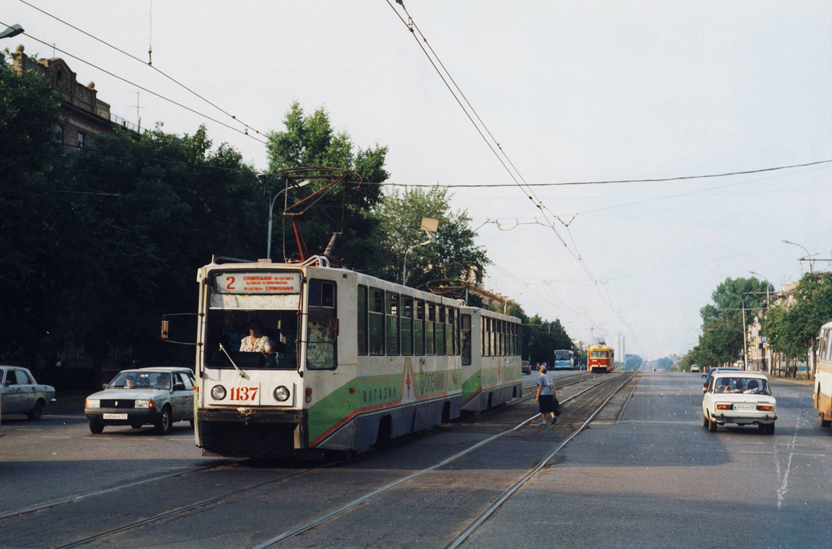 Уфа, 71-608К № 1137; Уфа — Закрытые трамвайные линии; Уфа — Исторические фотографии