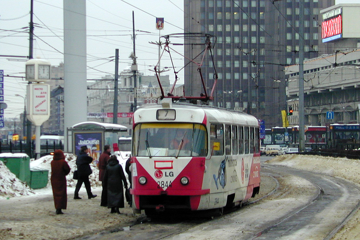 Moskau, Tatra T3SU Nr. 2844