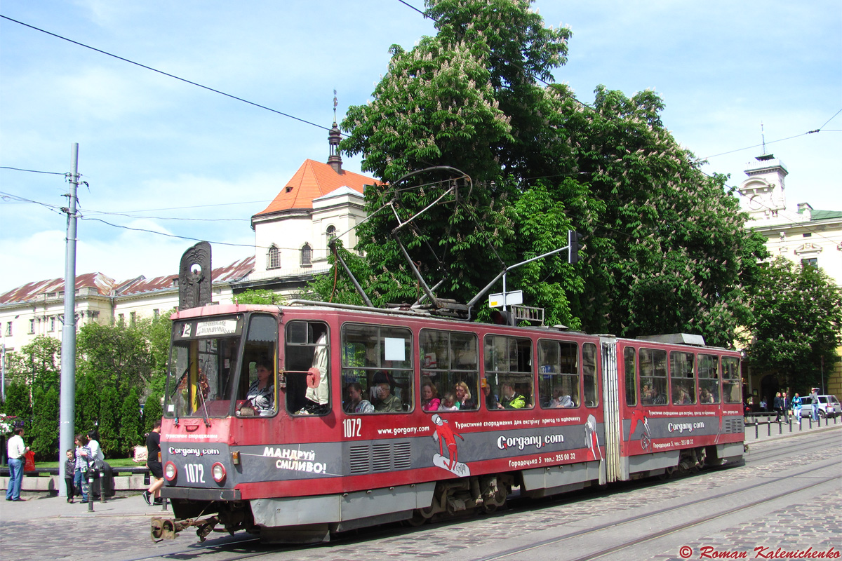 Львов, Tatra KT4SU № 1072