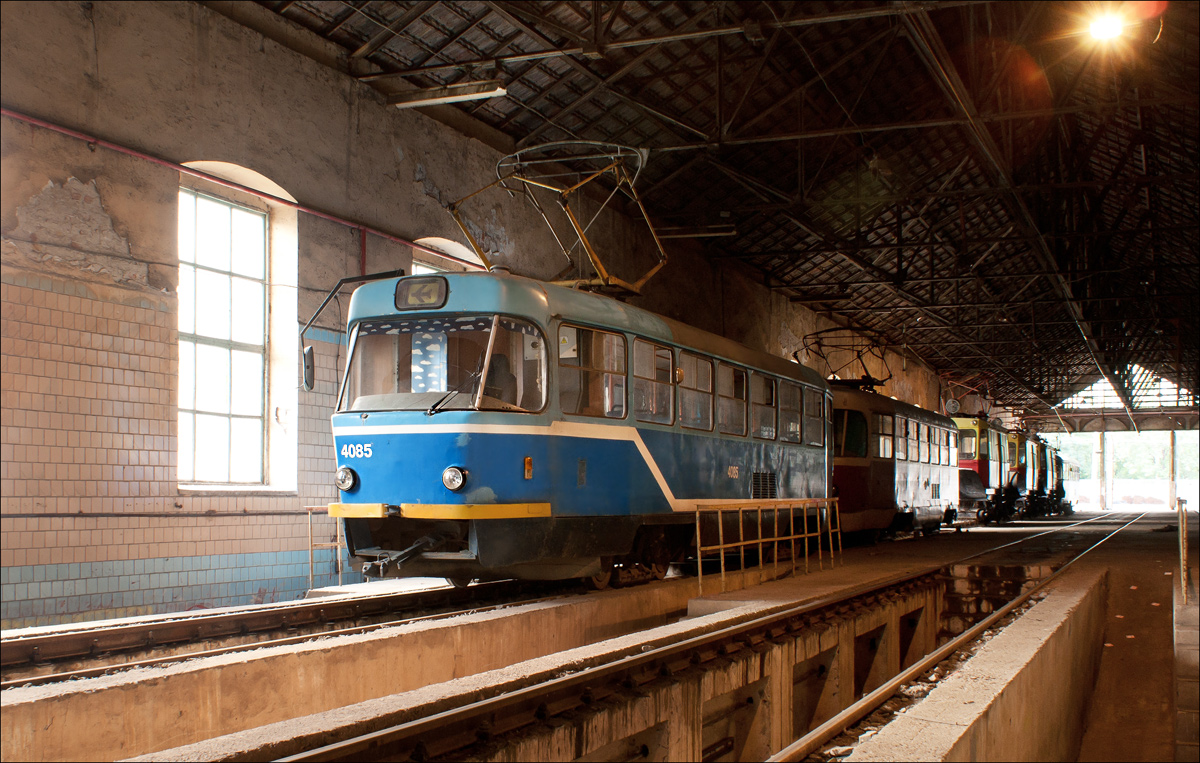 Odessa, Tatra T3R.P N°. 4085; Odessa — Tramway Depot #2