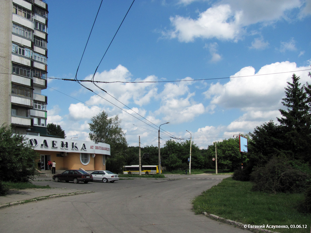 Poltava — Trolleybus lines and loops