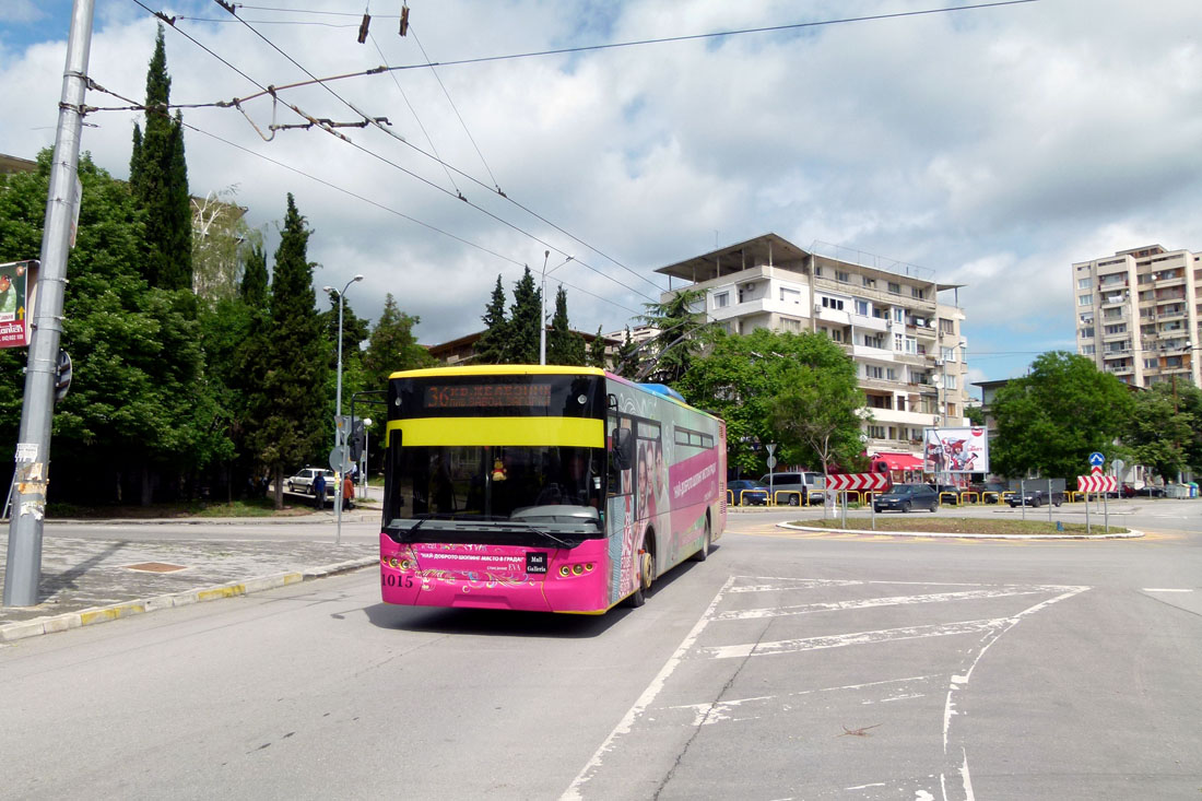 Стара-Загора, ЛАЗ E183D1 № 1015; Стара-Загора — Нископодови тролейбуси ЛАЗ Е183D1 • Низкопольные троллейбусы ЛАЗ E183D1