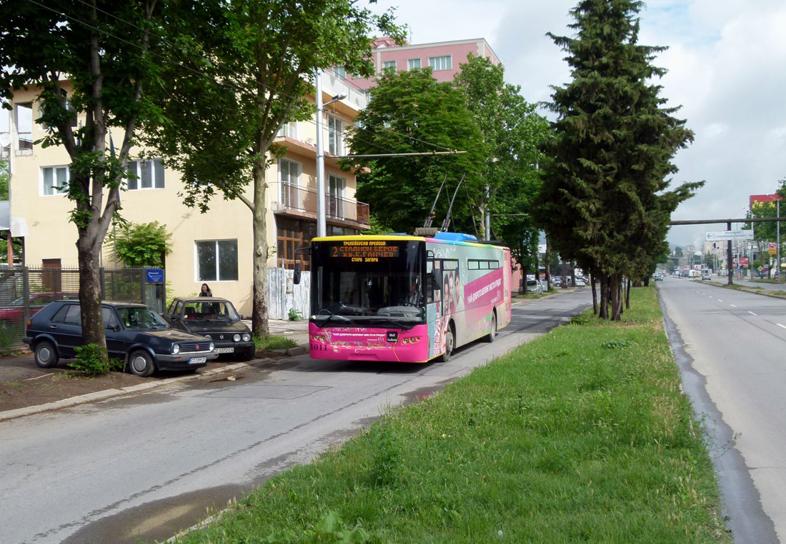 Stara Zagora, LAZ E183D1 č. 1011; Stara Zagora — Low-floor trolleybuses LAZ E183D1