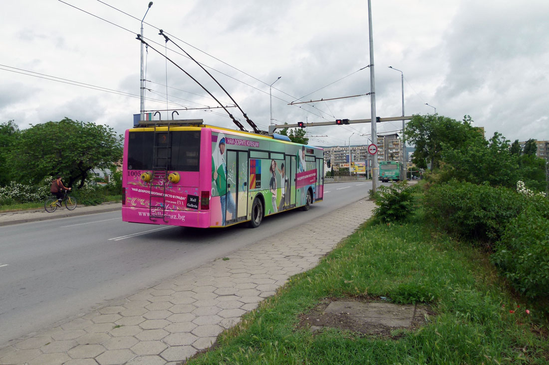 Стара-Загора, ЛАЗ E183D1 № 1005; Стара-Загора — Нископодови тролейбуси ЛАЗ Е183D1 • Низкопольные троллейбусы ЛАЗ E183D1