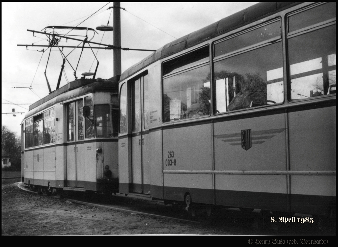 Drezno, Gotha B57 Nr 263 003; Drezno — Old photos (tram)