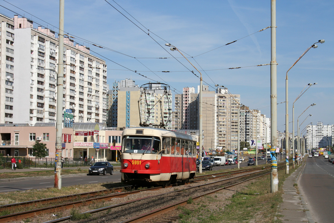 Kiova, Tatra T3P # 5981