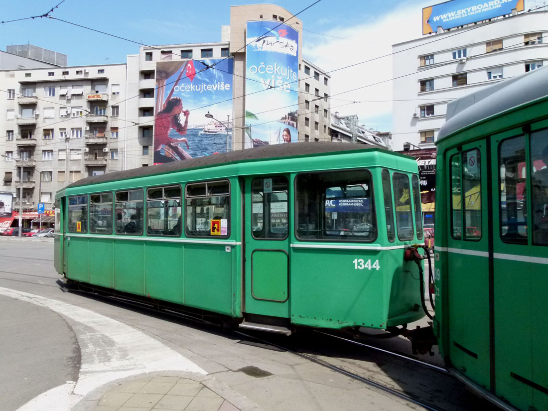 Belgrade, BVB/SLM B3 nr. 1344; Belgrade — 3-axle trailer cars