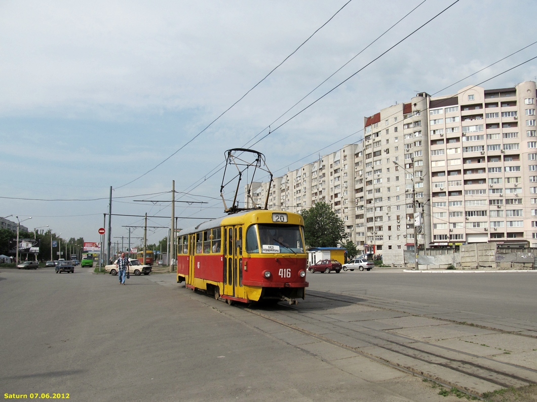 Harkova, Tatra T3SU # 416