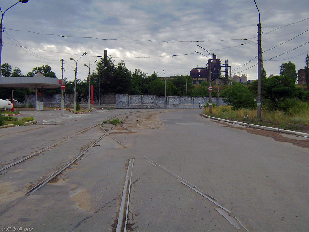 Makiivka — Abandoned tram lines