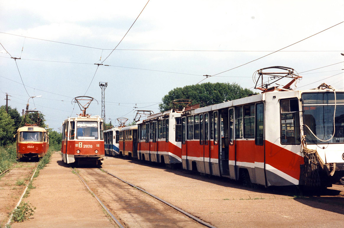 Ufa, 71-605A — 2070; Ufa — Historic photos; Ufa — Tramway Depot No. 2 at Sevastopolskaya Street (closed)