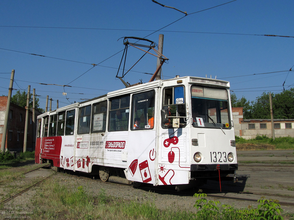 Chelyabinsk, 71-605 (KTM-5M3) nr. 1323; Chelyabinsk — Competitions of professional skill of drivers of a tram