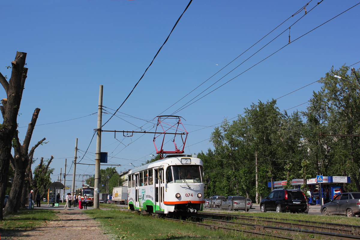 Екатеринбург, Tatra T3SU (двухдверная) № 074