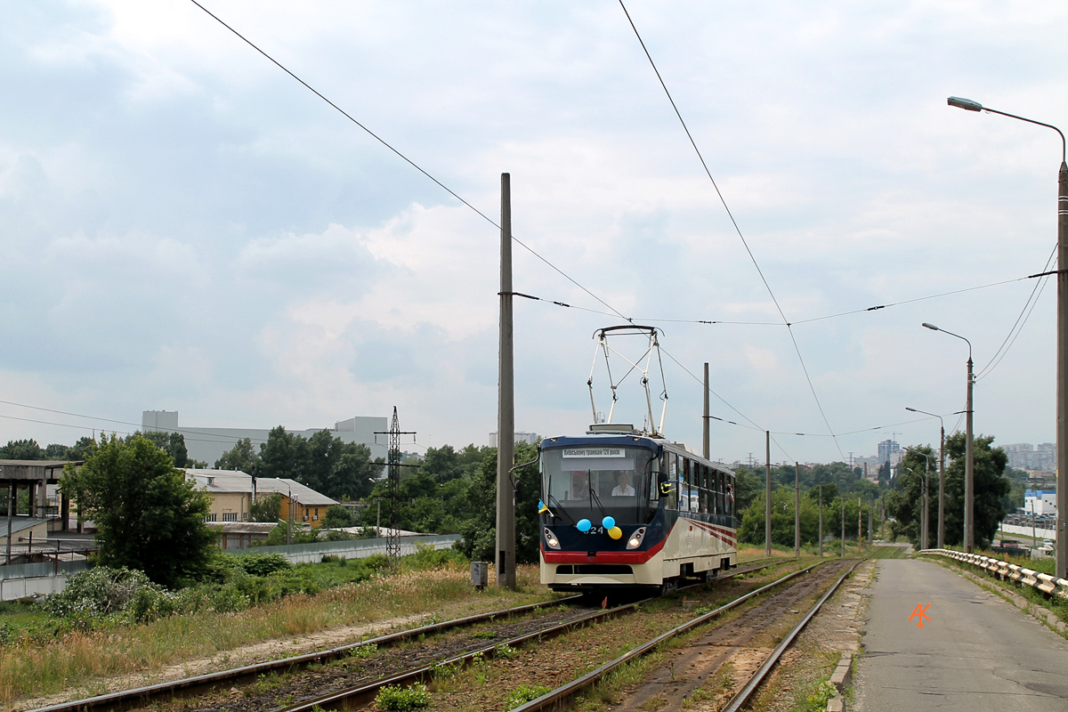 基辅, K1 # 324; 基辅 — Trip dedicated to the 120th anniversary of the tram traffic in Kyiv