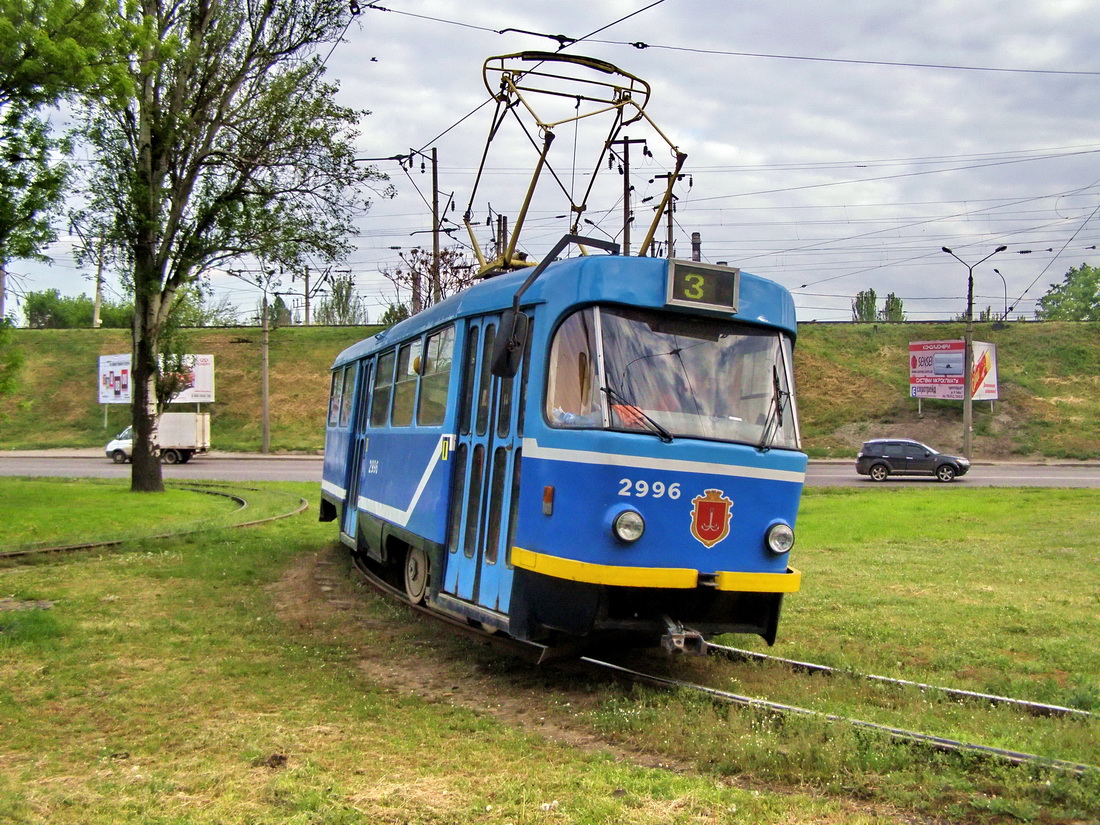 Odessa, Tatra T3R.P № 2996