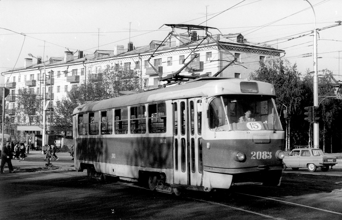 Уфа, Tatra T3SU (двухдверная) № 2083; Уфа — Исторические фотографии