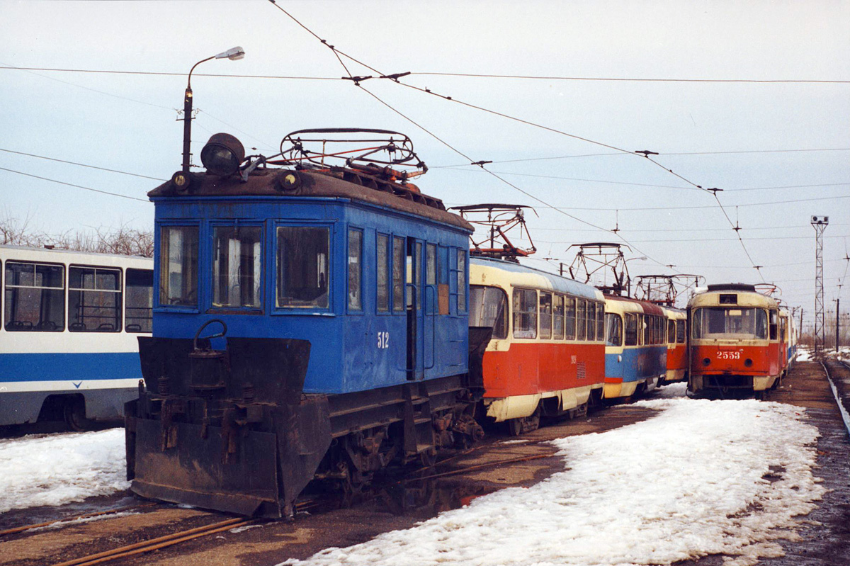 Ufa, GS-1 č. 512; Ufa — Tramway Depot No. 2 at Sevastopolskaya Street (closed)