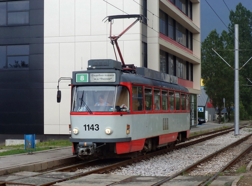 Sofia, Tatra T4DC # 1143