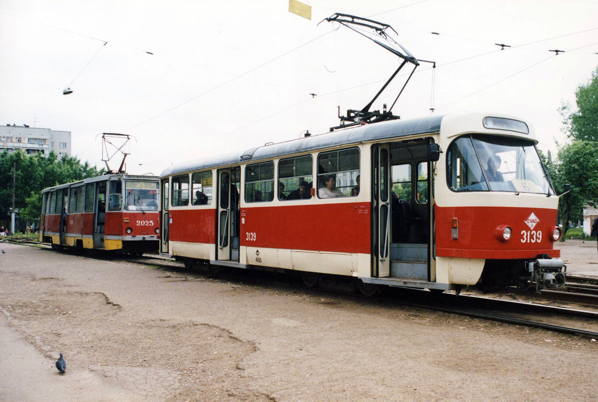 Уфа, Tatra T3D № 3139; Уфа, 71-605А № 2025
