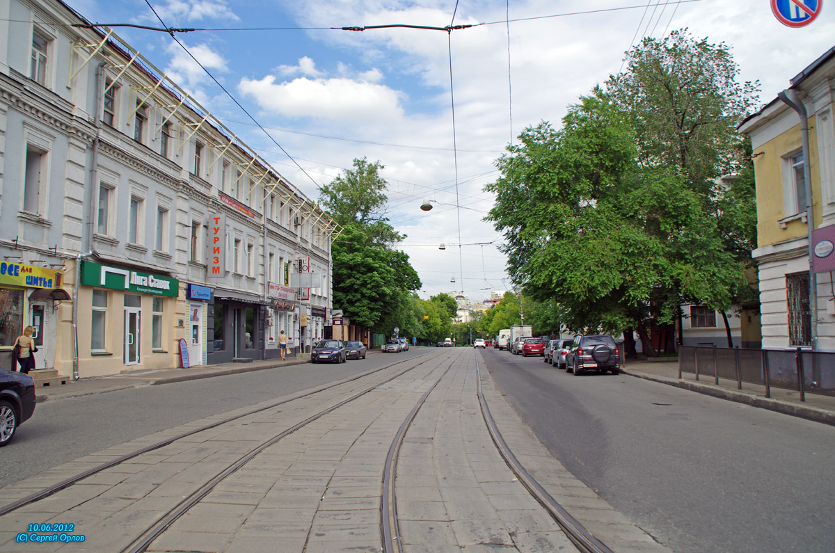 Moscow — Trам lines: Central Administrative District