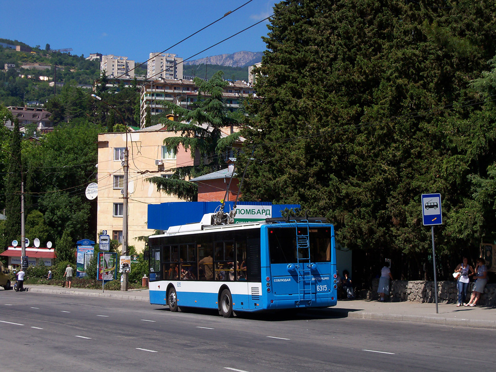 Crimean trolleybus, Bogdan T60111 # 6315
