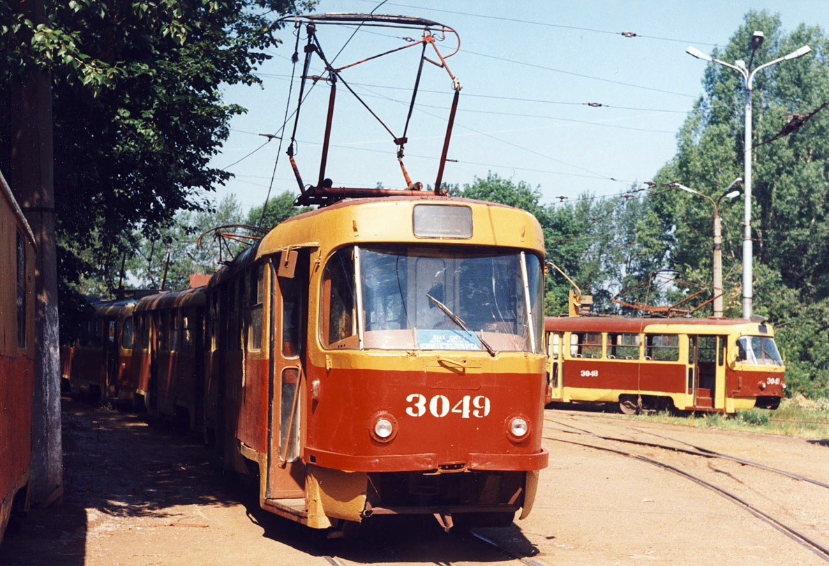 Уфа, Tatra T3SU № 3049; Уфа — Исторические фотографии; Уфа — Трамвайное депо № 2 (ранее № 3)