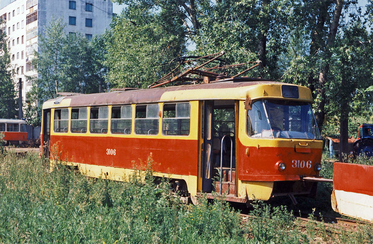 Уфа, Tatra T3SU (двухдверная) № 3106; Уфа — Исторические фотографии