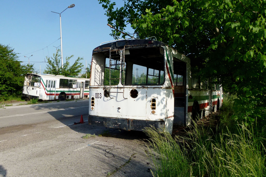 Добрич, ЗиУ-682В1УА № 003; Добрич — Троллейбусное депо
