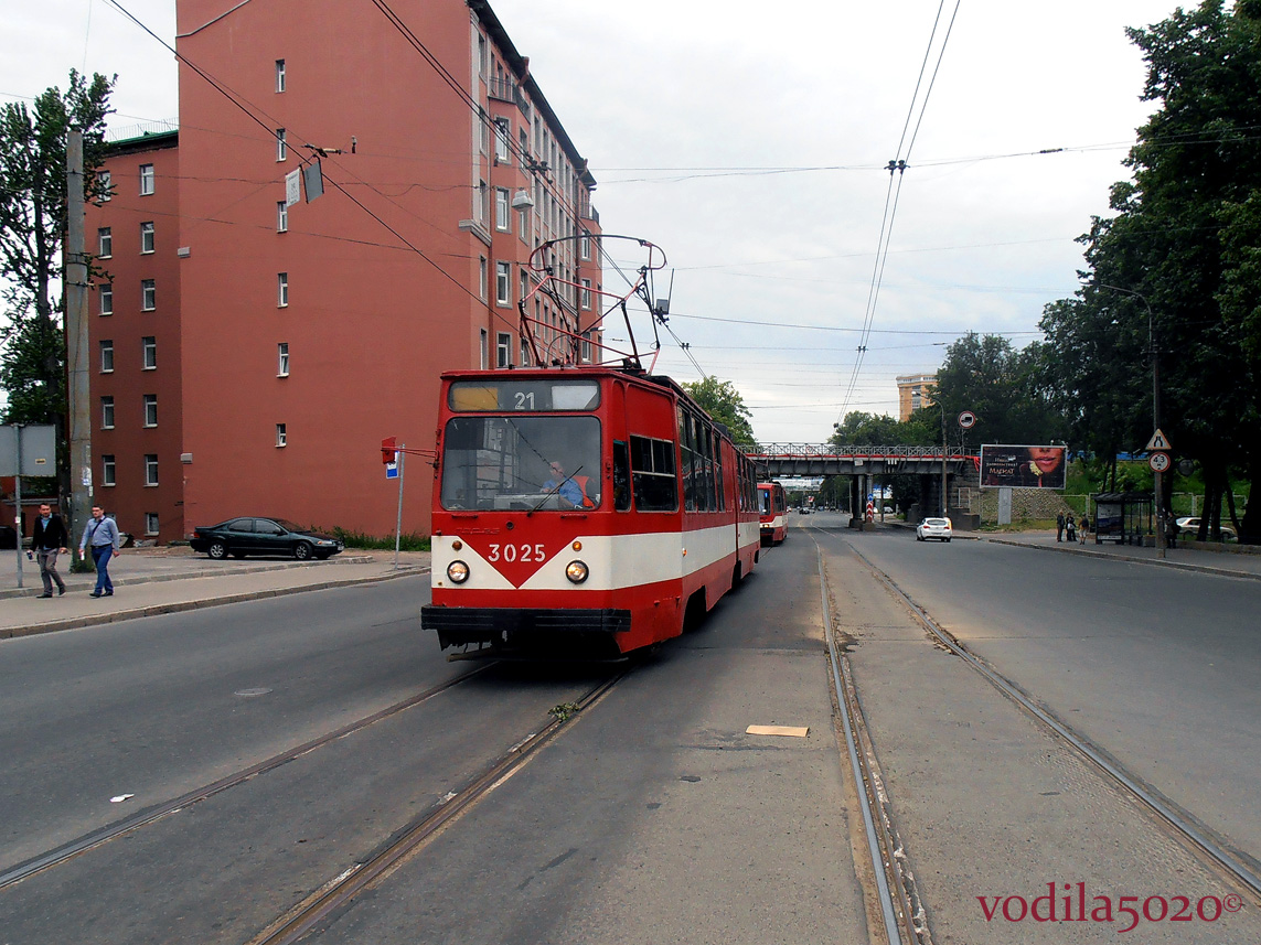 Санкт-Петербург, ЛВС-86К № 3025