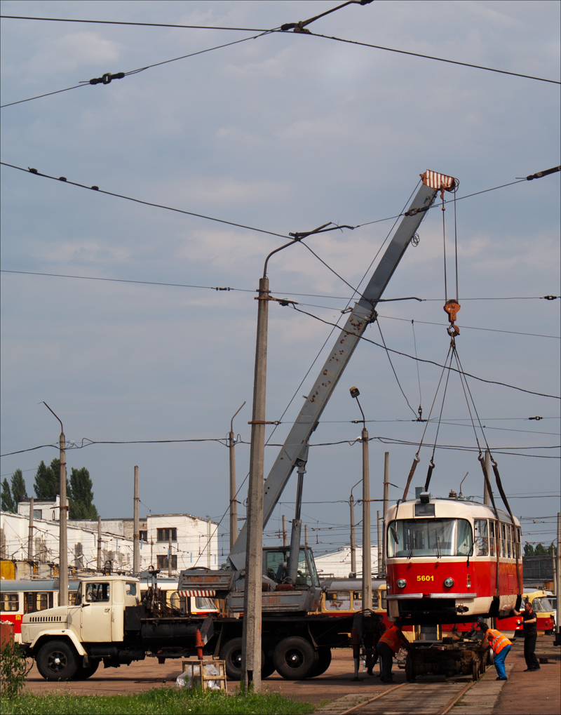 Kiev, Tatra T3 nr. 5601; Kiev — Tramway depots: Darnytske