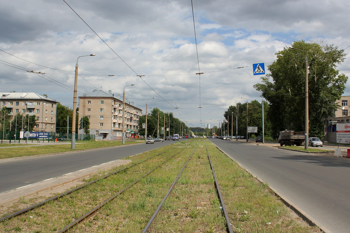 Kazany — Big tram circle; Kazany — ET Lines [5] — South
