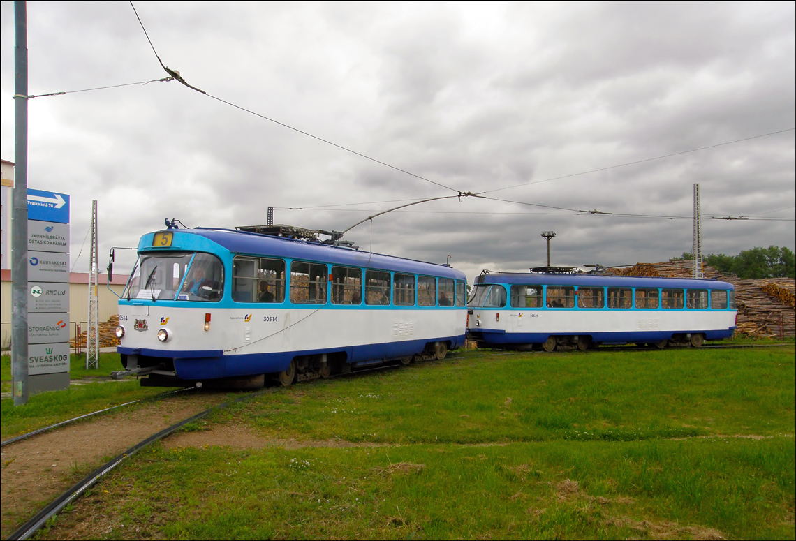 Riga, Tatra T3A č. 30514