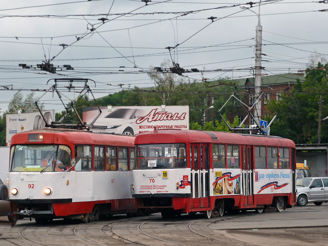 Тула, Tatra T3SU № 92; Тула, Tatra T3SU № 70