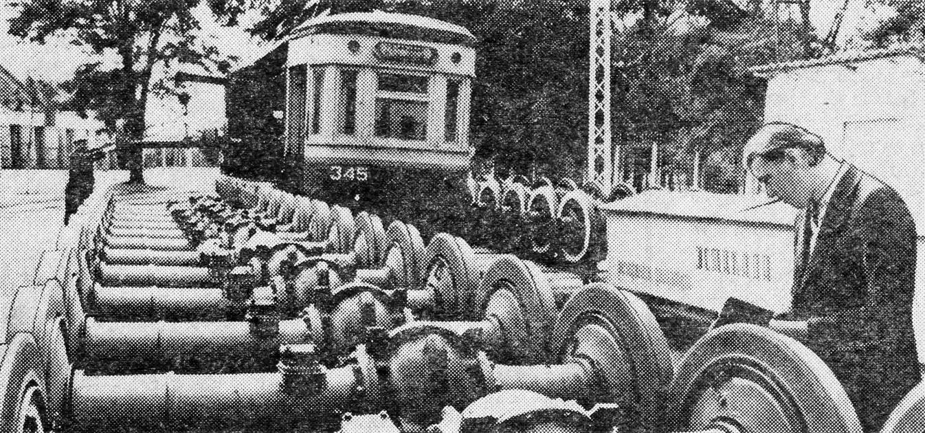Одесса, Х № 345; Одесса — Исторические фотографии: трамвай