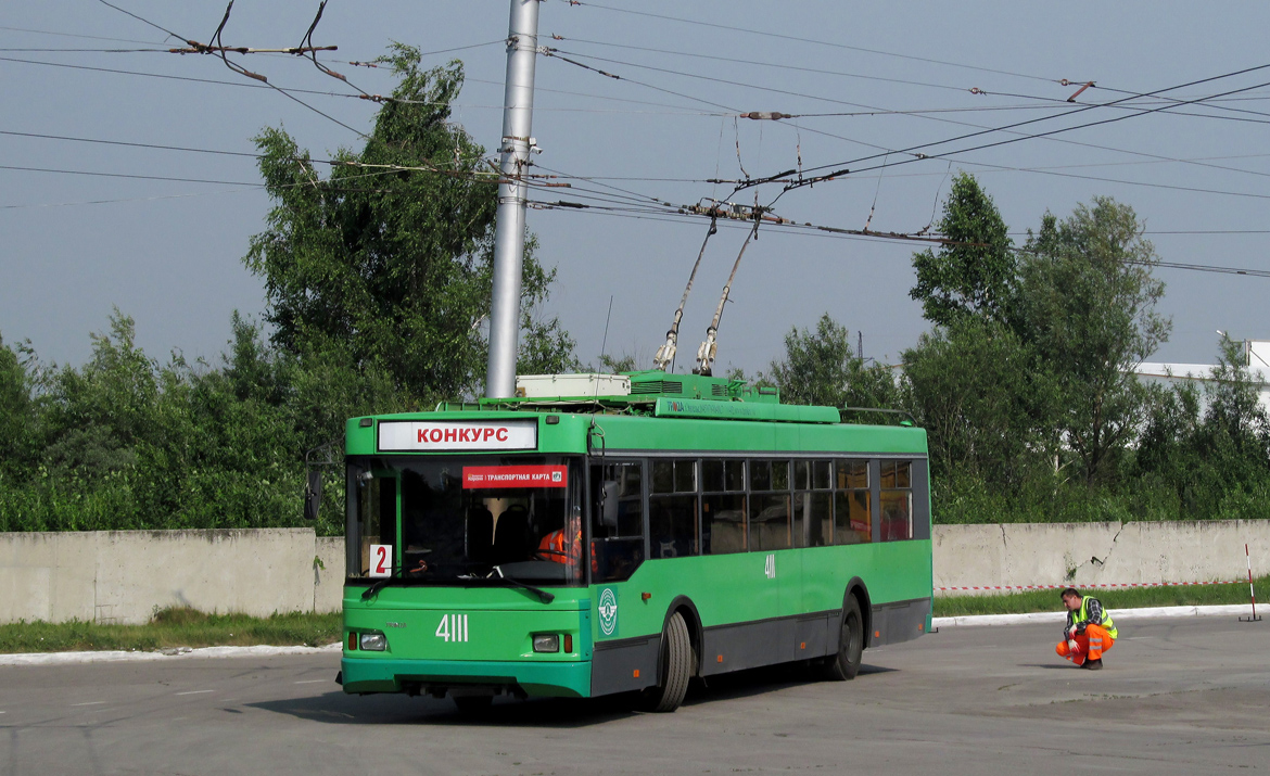 Новосибирск, Тролза-5275.06 «Оптима» № 4111; Новосибирск — Конкурс водительского мастерства водителей троллейбуса 2012