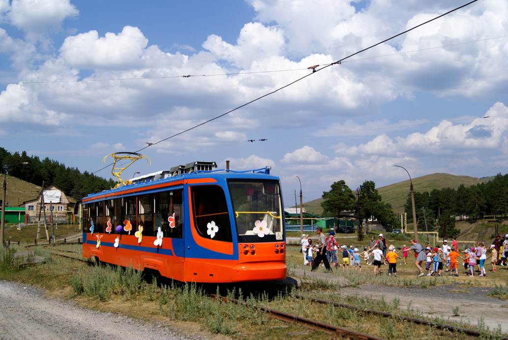 Pavlodar, 71-623-02 nr. 148; Ust-Katav — Action “Funny tram” (2012); Ust-Katav — Tram cars for Kazakhstan