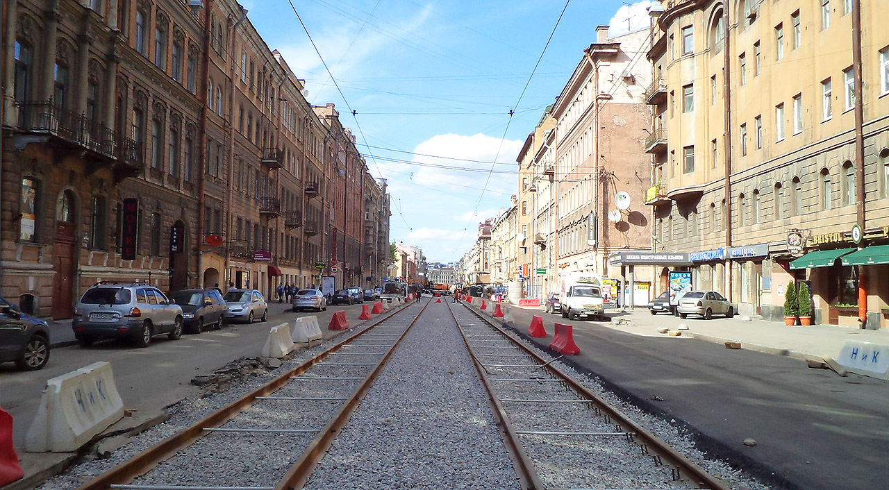 Pietari — Track repairs