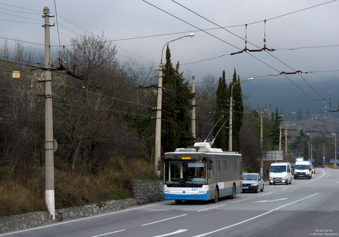Crimean trolleybus, Bogdan T60111 № 6317