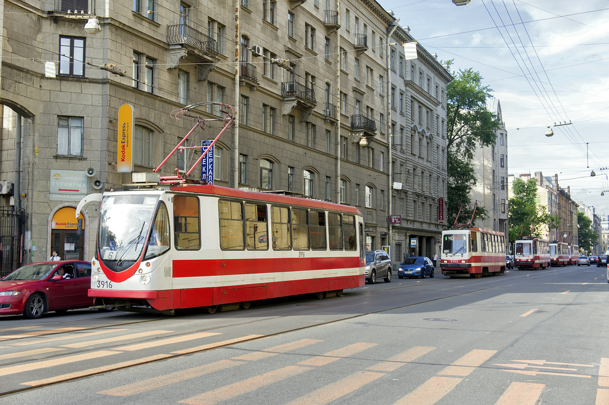 Санкт-Петербург, 71-134А (ЛМ-99АВН) № 3916