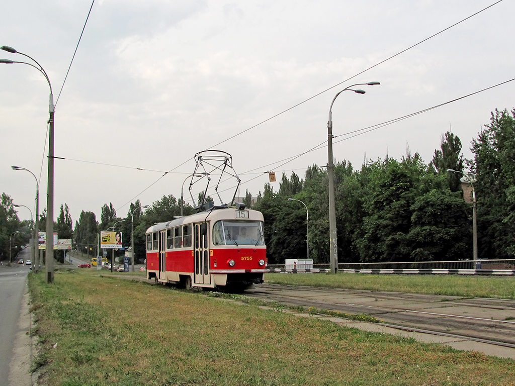 Киев, Tatra T3 № 5755