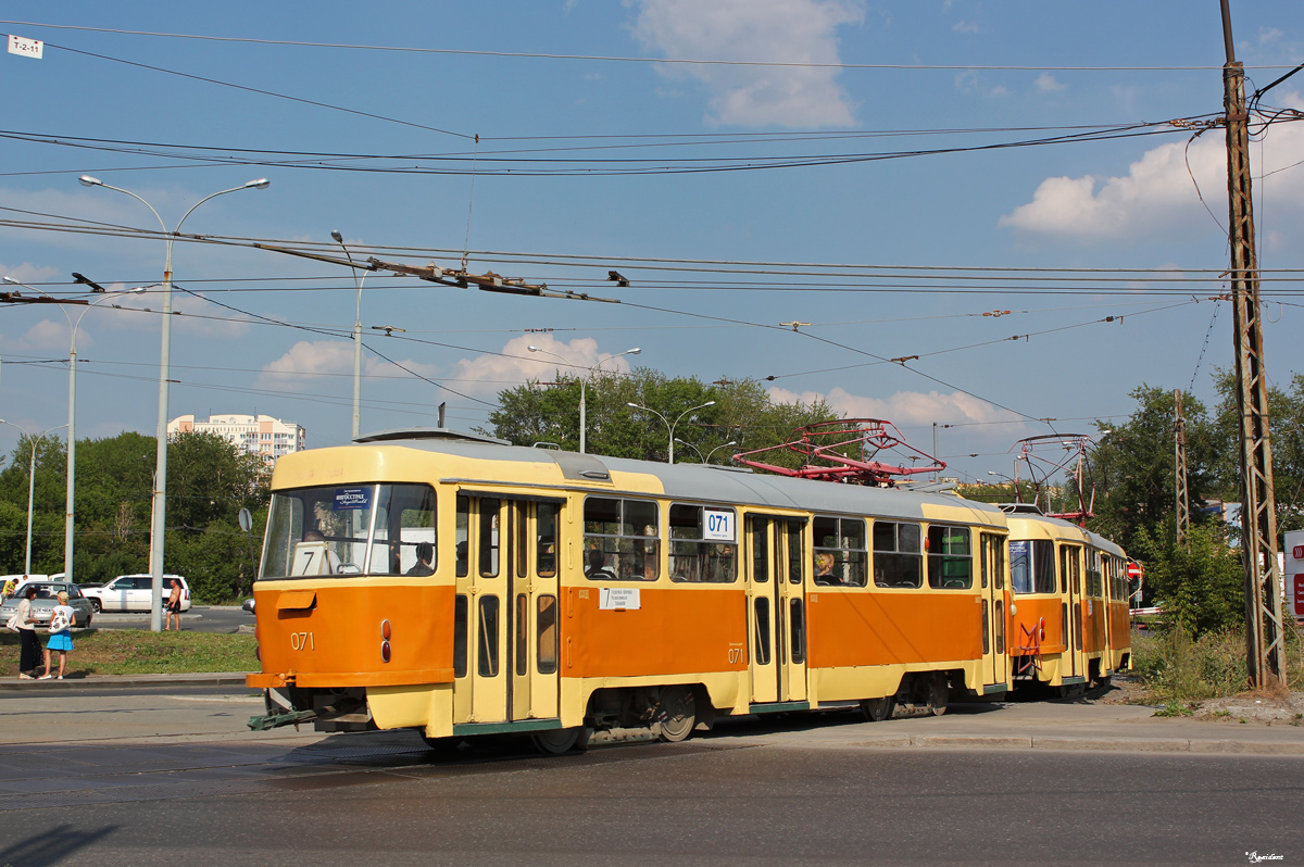 Екатеринбург, Tatra T3SU (двухдверная) № 071
