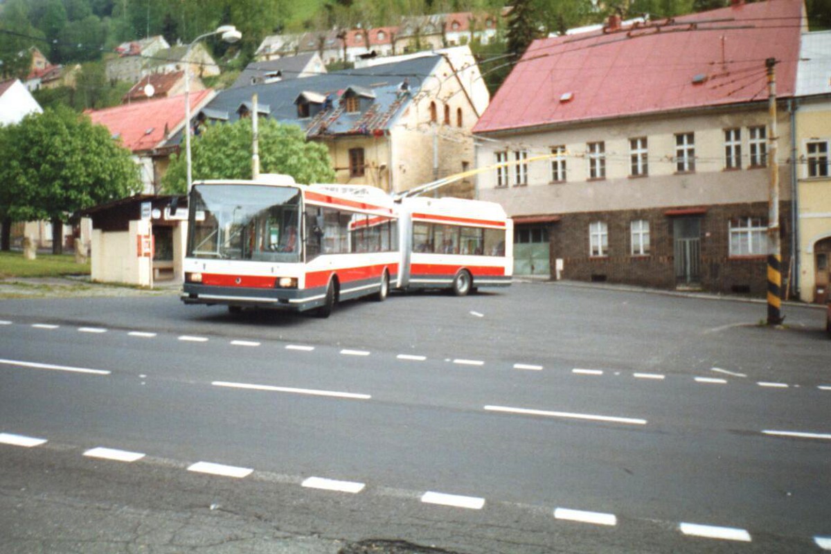 Brno, Škoda 22Tr č. 3606; Ostrov — Nové trolejbusy Škoda