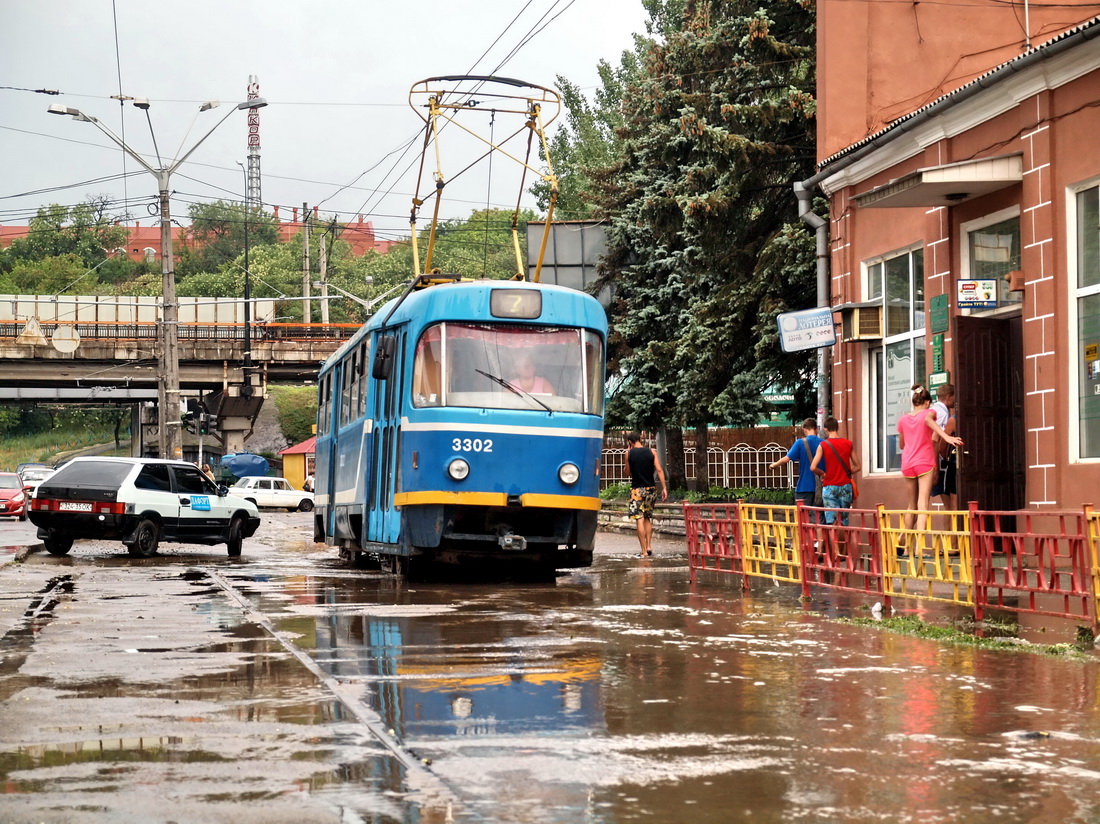 Одесса, Tatra T3R.P № 3302; Одесса — Трамвайные линии: Пересыпь → Центролит