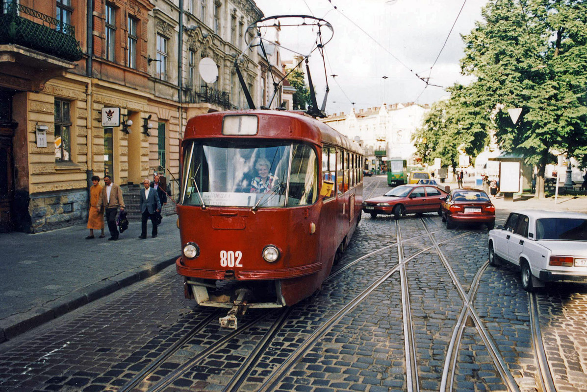 Lviv, Tatra T4SU № 802