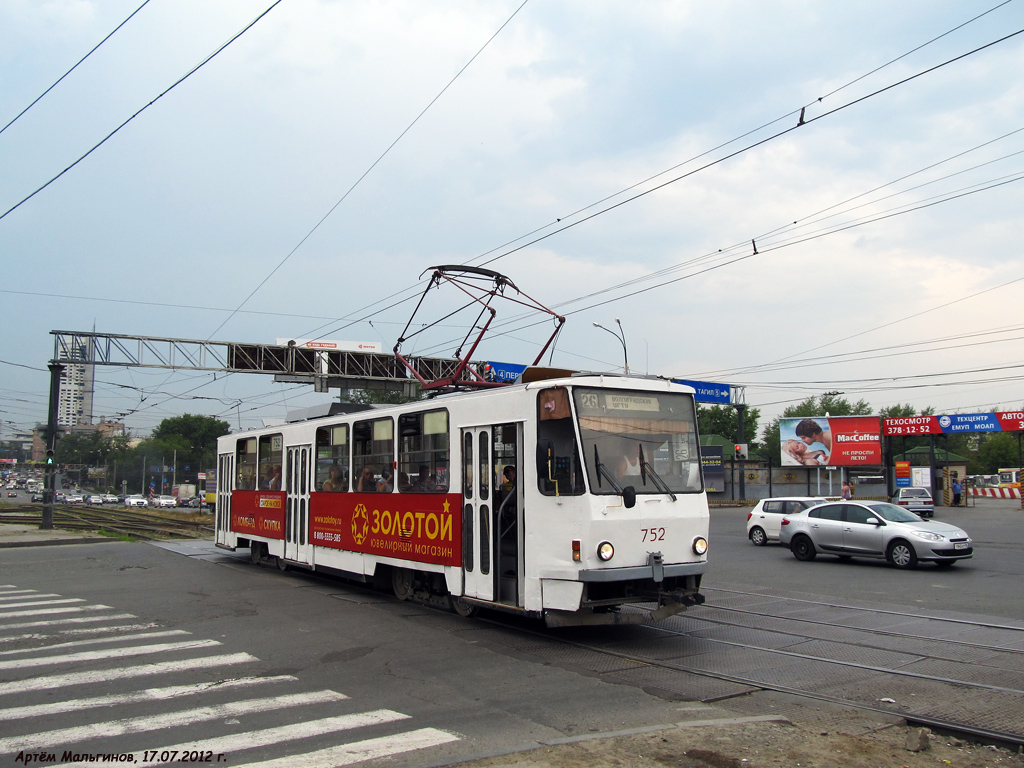 Jekaterinburg, Tatra T6B5SU Nr. 752