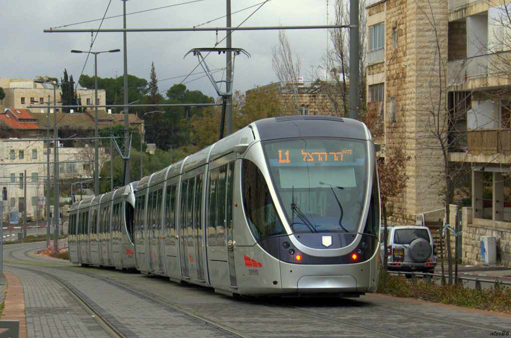 Jérusalem, Alstom Citadis 302 N°. 26