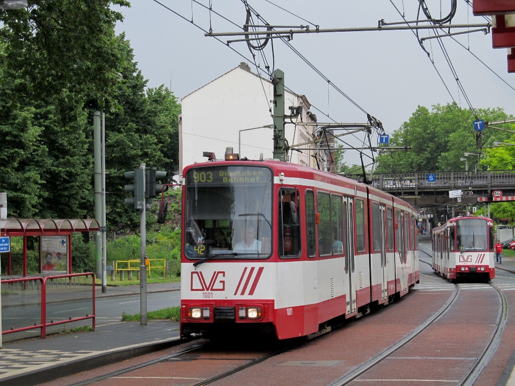 Duisburg, Duewag GT10NC-DU № 1001